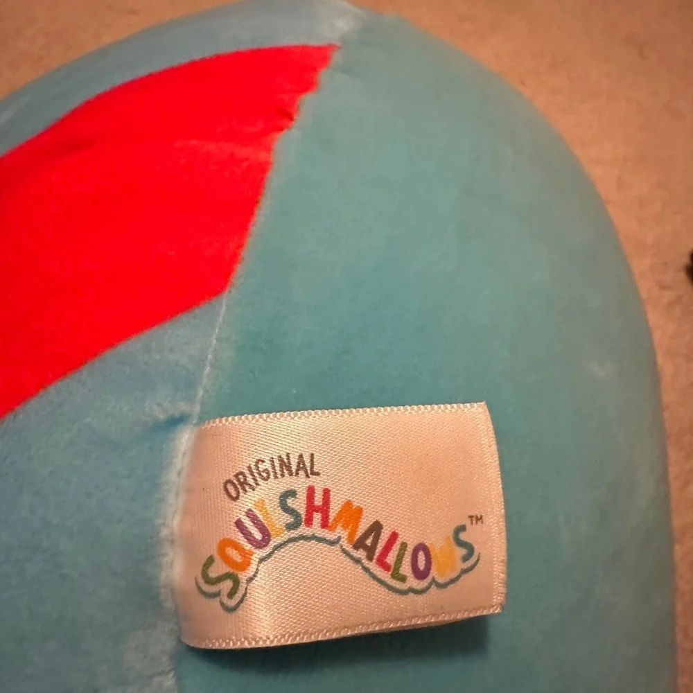 Squishmallows Vibrant Blue and Red Plush